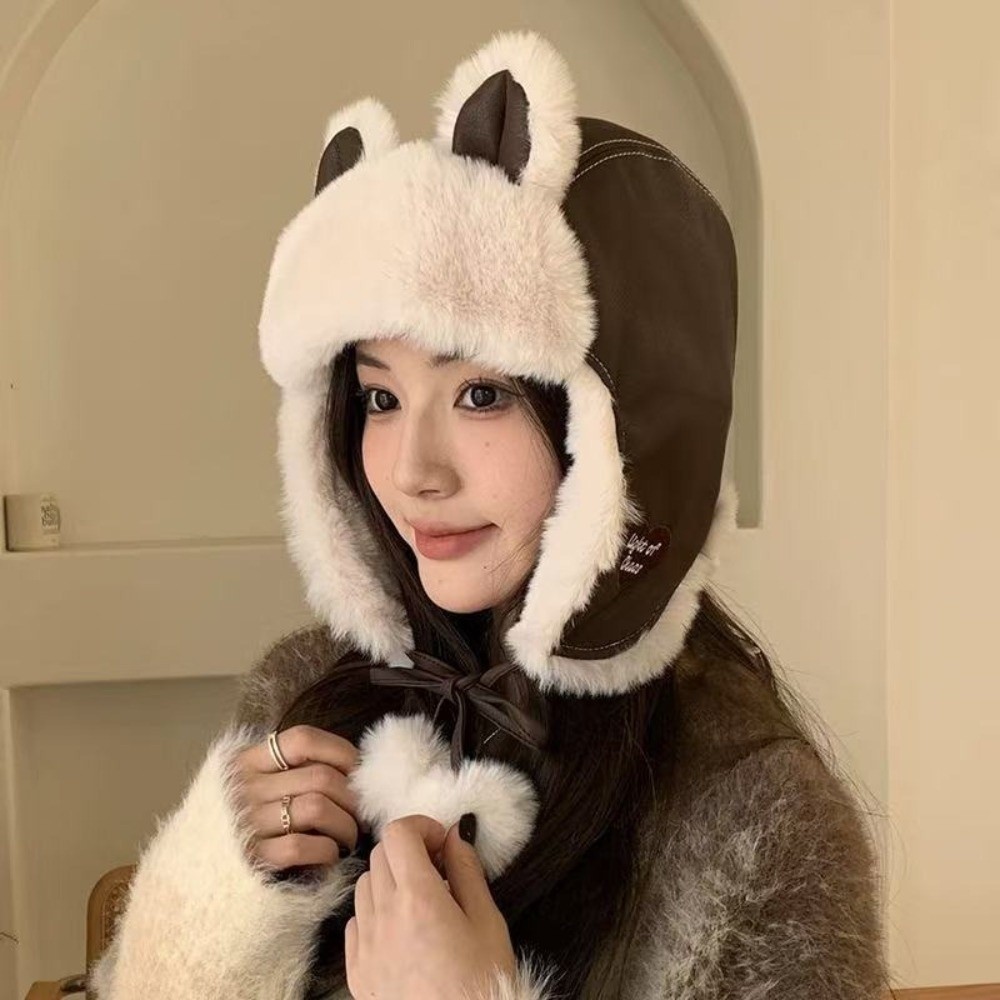 Trapper Hat Ear Flap - Классическая шапка-ушанка из искусственной кожи с