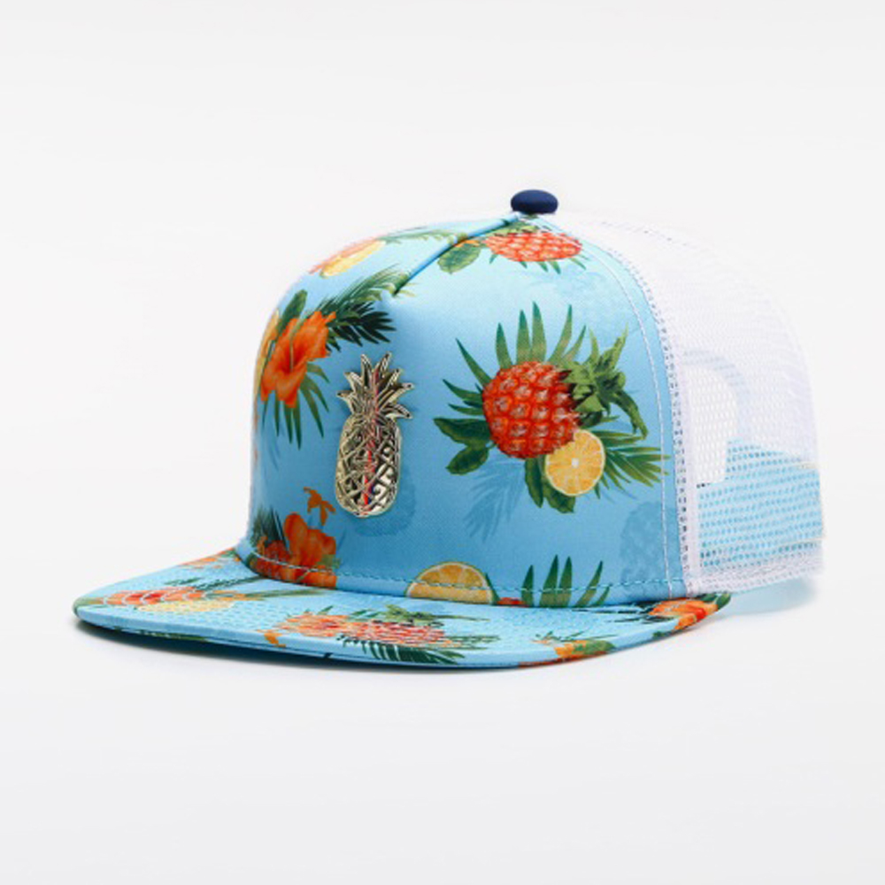Trucker Cap Mesh - Модная универсальная кепка с тропическим фруктовым