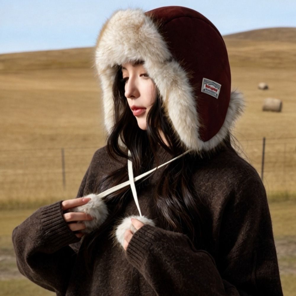 Trapper Hat Ear Flap - Шапка-ушанка с подкладкой из полиэстерового флиса,