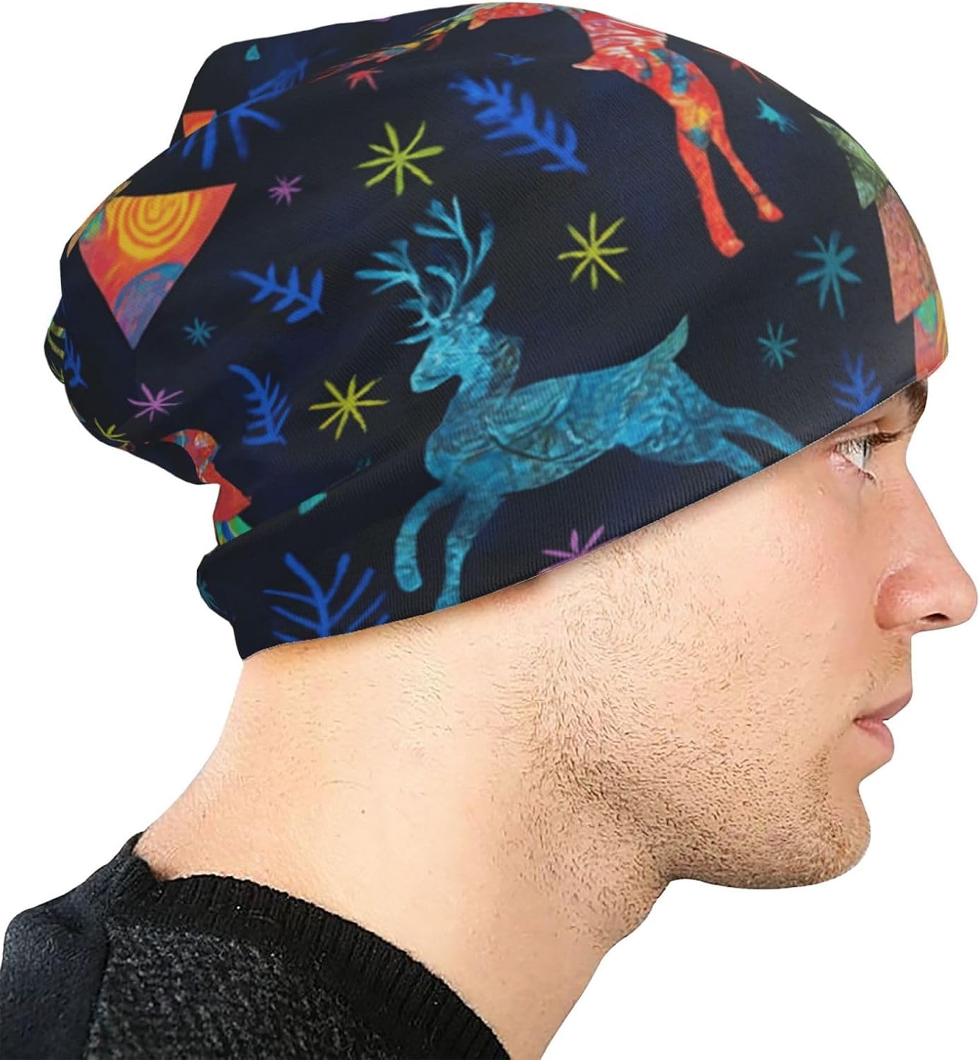 Красочные вязаные шапки ярких  – обзор и цена Beanie Cuffed Knit