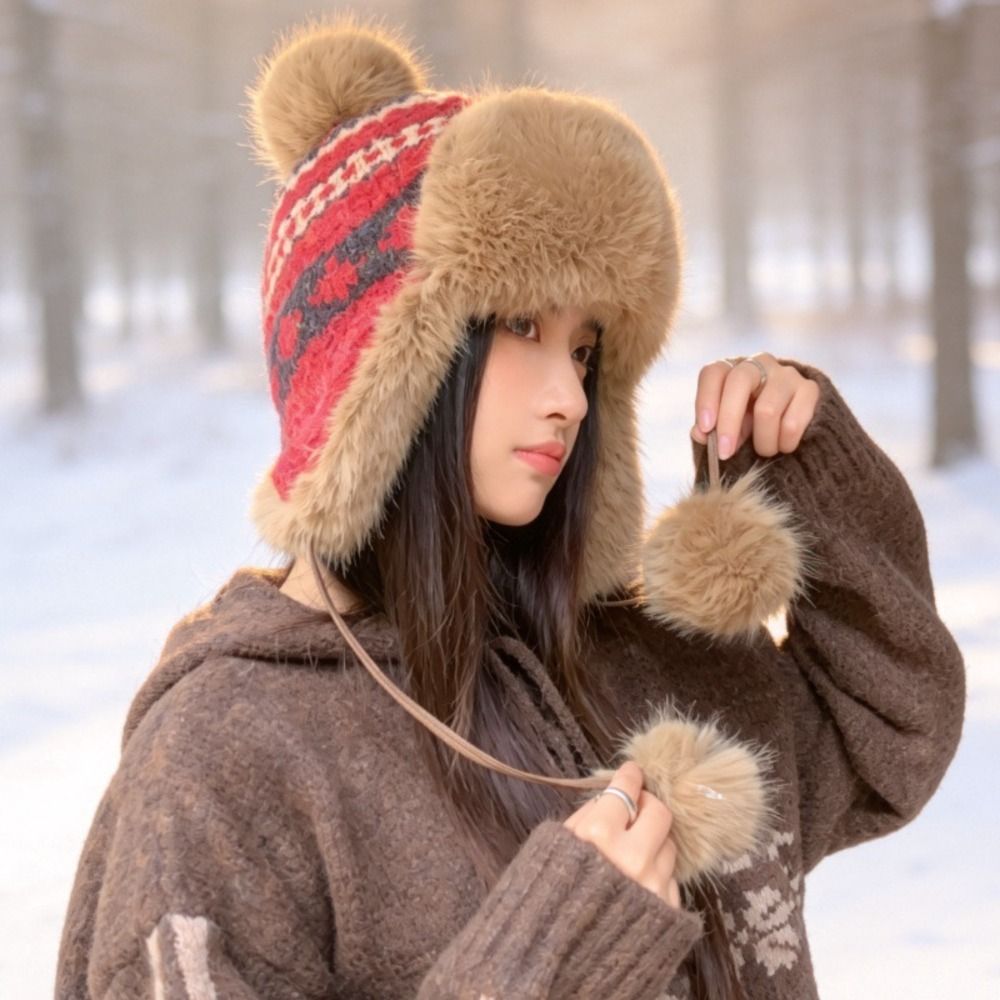 Стильная вязаная шапка-ушанка  – обзор и цена Trapper Hat Ear Flap