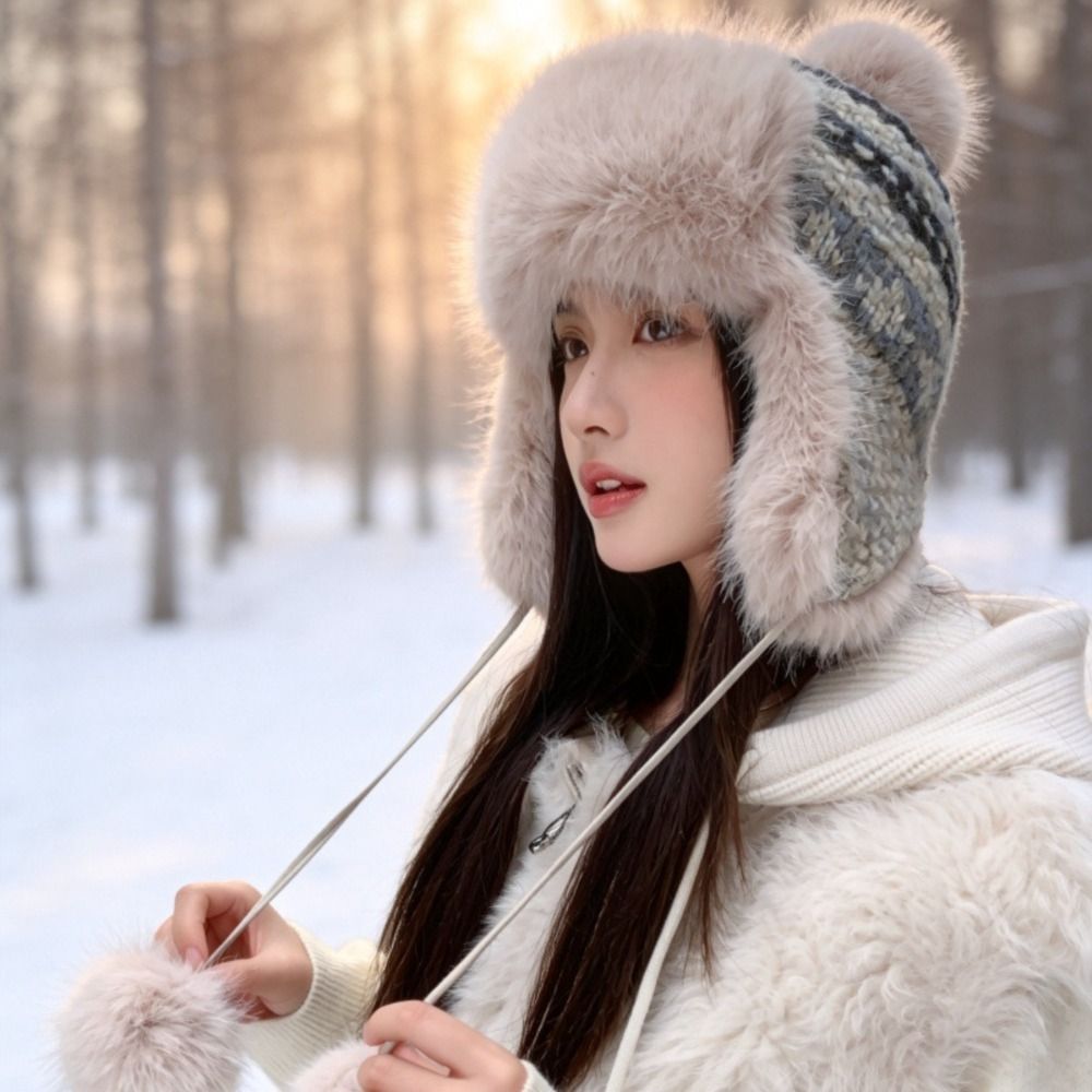 Стильная вязаная шапка-ушанка  – обзор и цена Trapper Hat Ear Flap